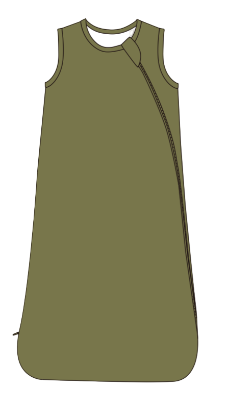 Ribbed Sleep Sack - Hunter