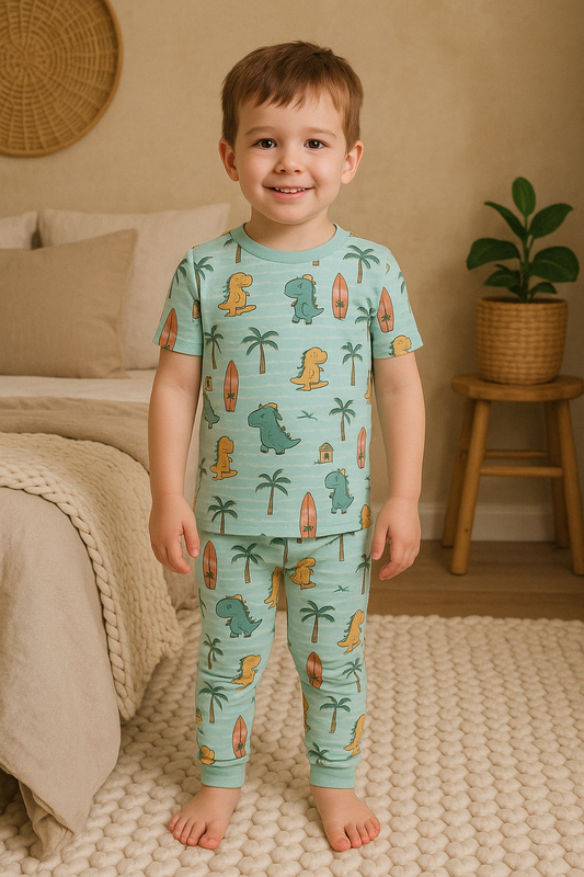Dino Summer - Childrens 2pc Set ** PRE ORDER