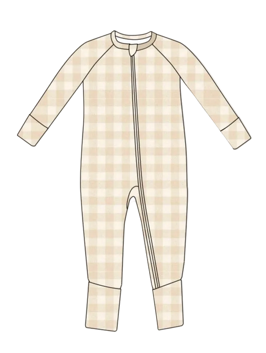 Toasted Gingham| Ribbed | ZIPPY | ** Pre-Orderi