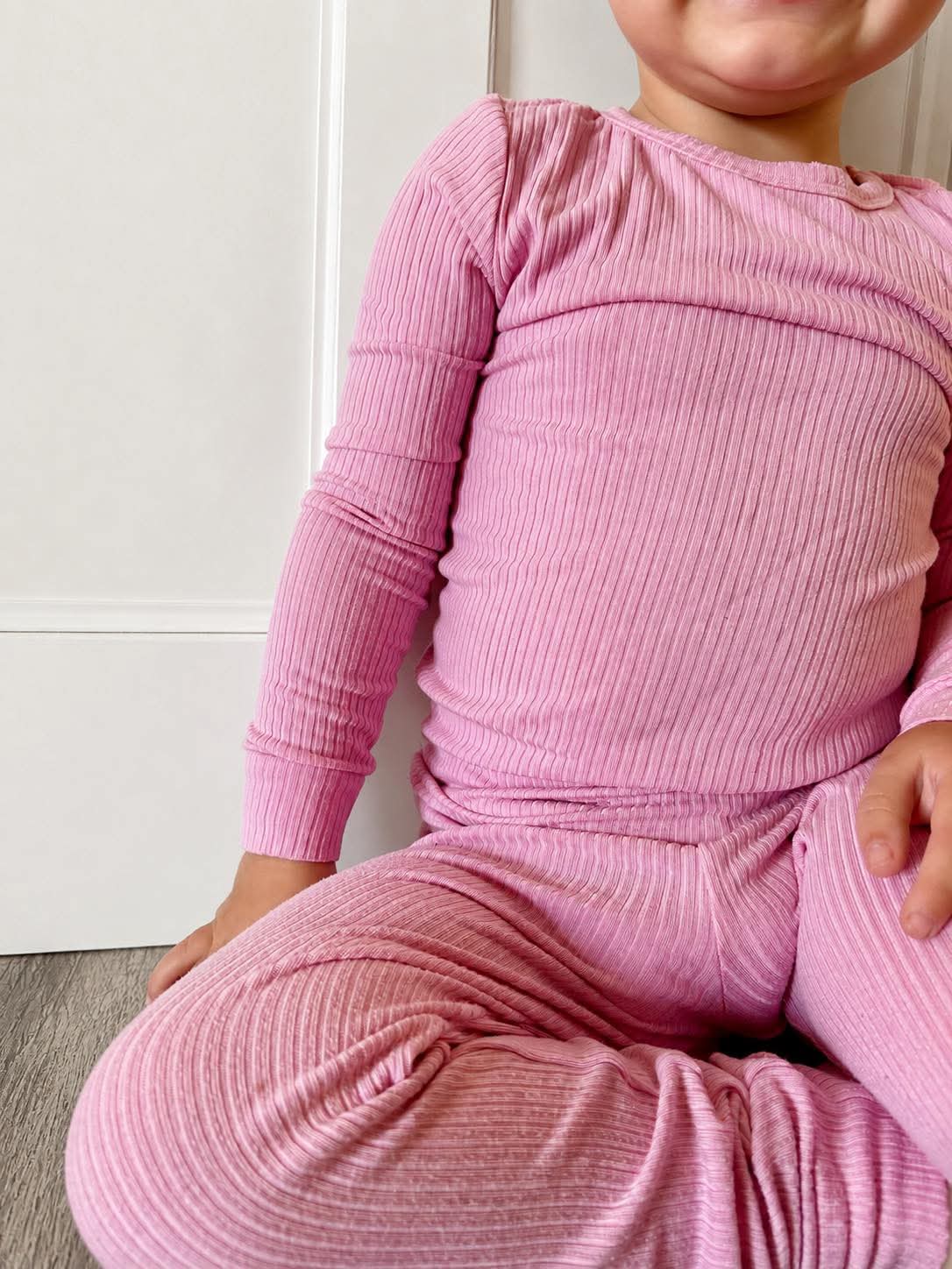 Ribbed Collection | Bubblegum | 2pc Children Set
