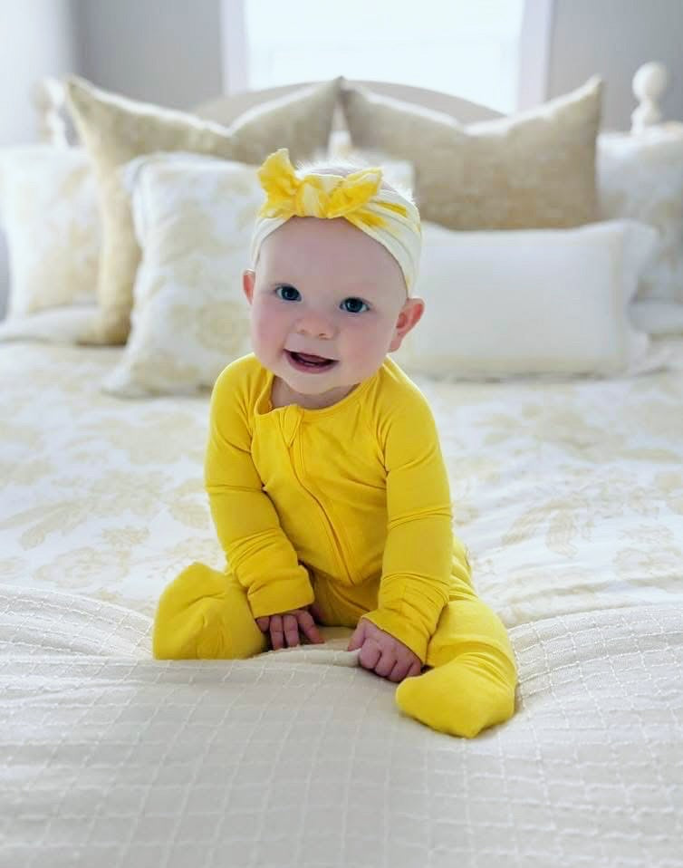 Solid Color Zippy - Daffodil