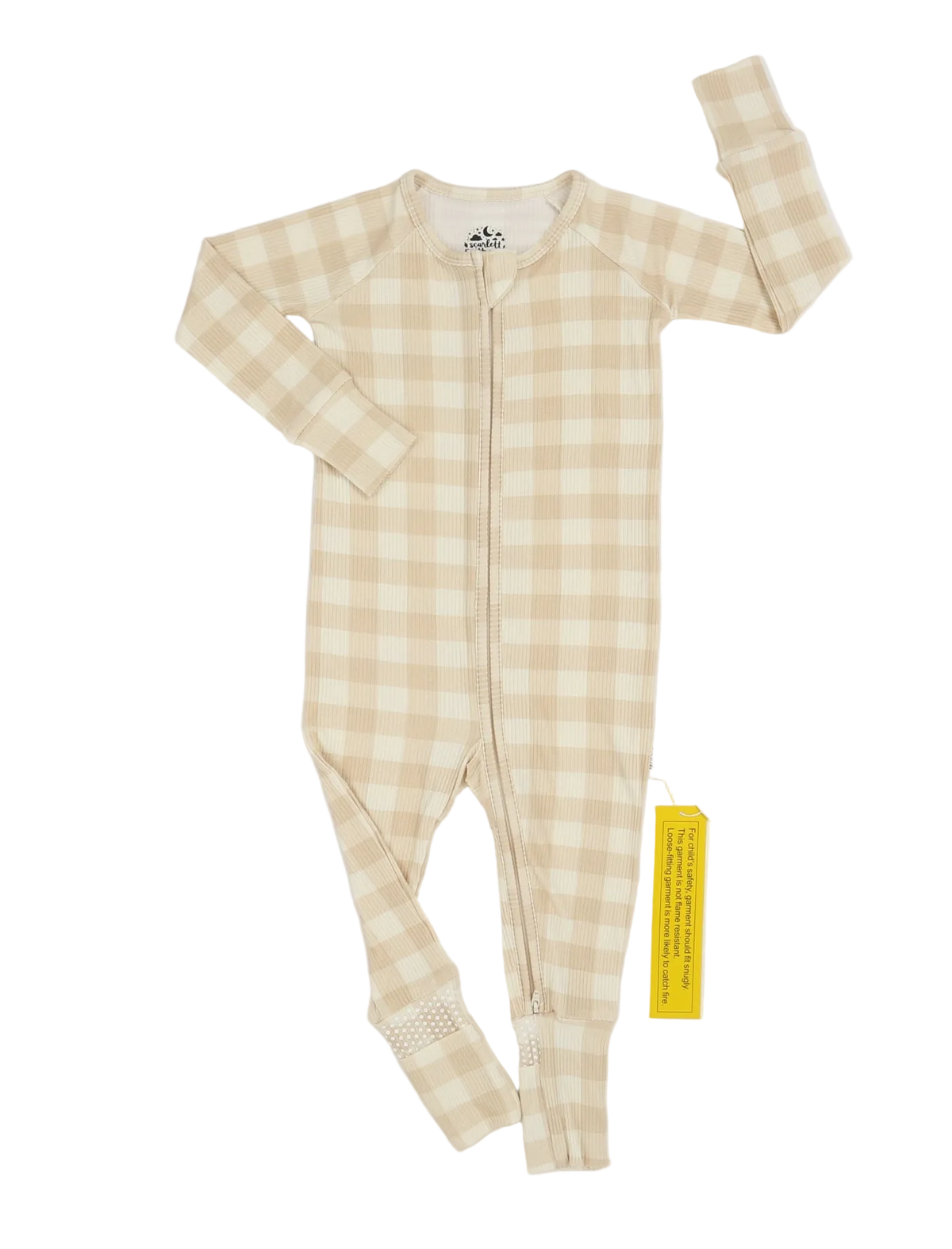 Toasted Gingham| Ribbed | ZIPPY |