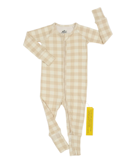 Toasted Gingham| Ribbed | ZIPPY |