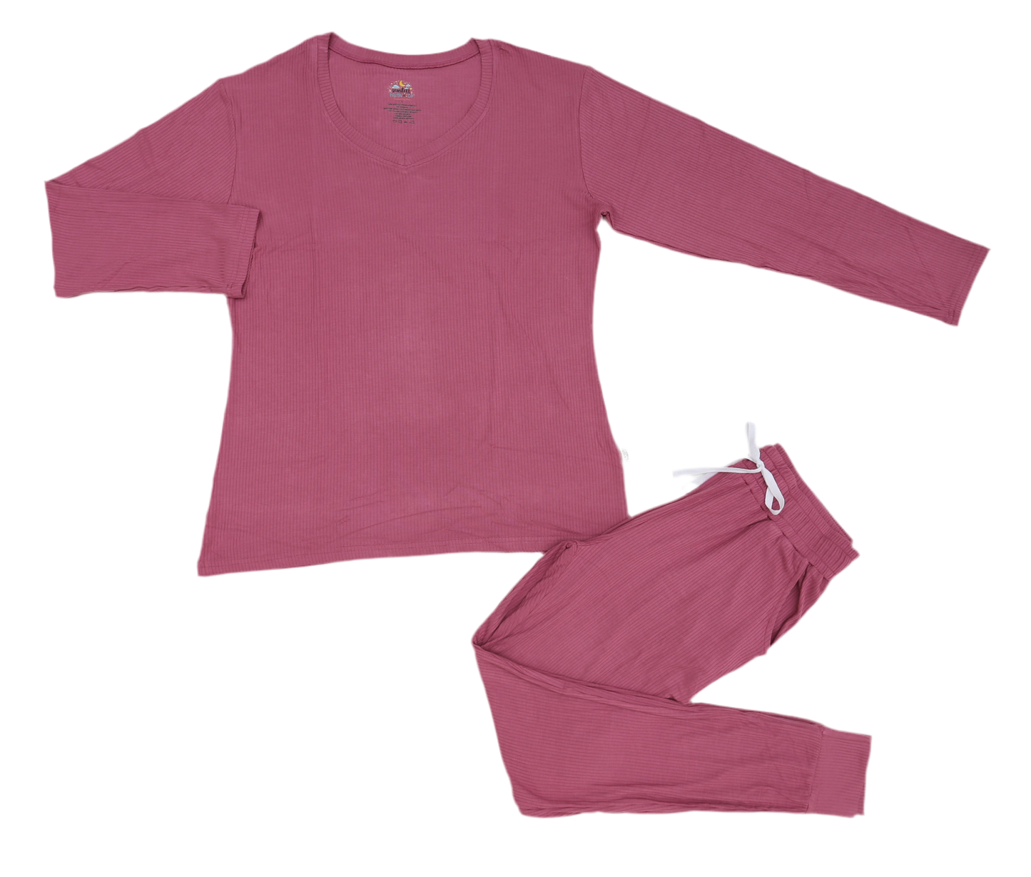 Plum - Ribbed Adult Loungewear