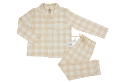 Toasted Gingham | Ribbed | Adult Loungewear Set