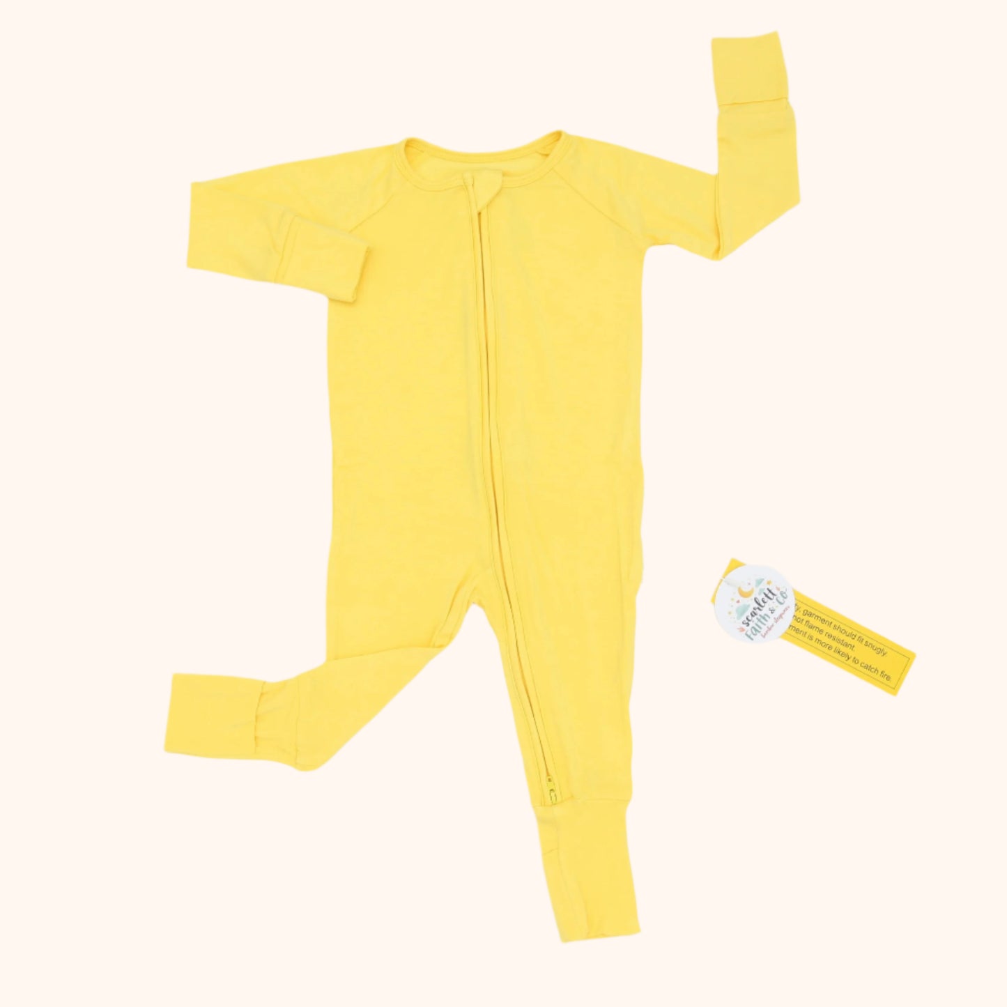 Solid Color Zippy - Daffodil